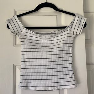 Urban Outfitters black and white top.